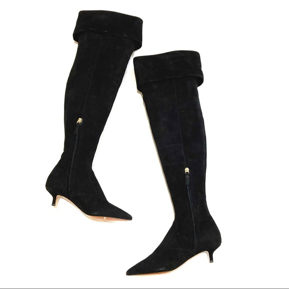 Tory Burch Elizabeth Over the Knee Heeled Boots - Picture 4 of 13